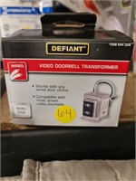 Video doorbell transformer