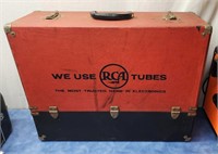 RCA Wood Tube Case With Radio Tubes