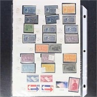 US Stamps Back of Book, includes #E1-E18, mint hin
