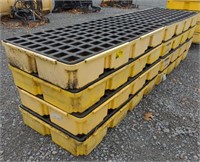 (AR) four containment pallets approx. 9' long