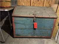 Antique Wooden Storage Bin
