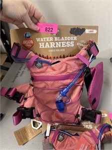 NEW DOG WATER BLADDER HARNESS SIZE LARGE