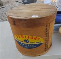 Vintage Wisconsin Cheese Wooden Container