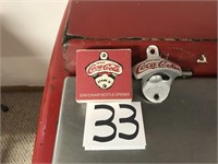 Coca-Cola Stationary Bottle Opener-Reproduction