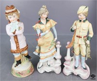 Porcelain Figurines / 3 pc