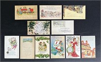 Vintage Holiday Postcards Some Postmarked 1923
