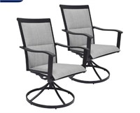 Style Selections Set of 2 Steel Frame Swivel Chair
