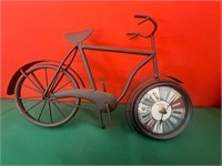 Metal Bicycle Clock