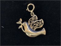 14kt Gold Dove Pendant 0.9gr by Michael Anthony