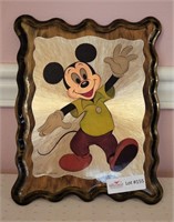 Wood Art Mickey Mouse Picture
