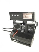 Vintage Polaroid one step flash camera