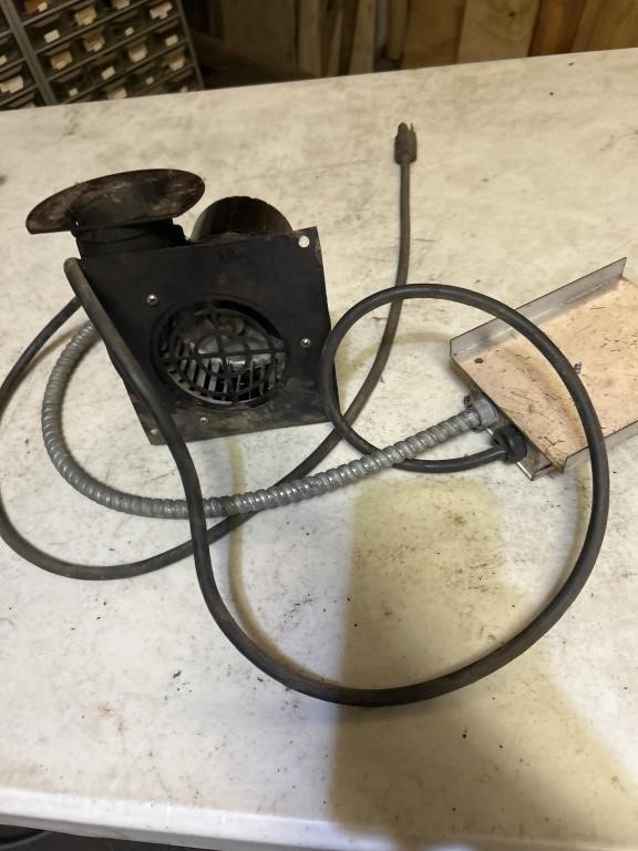 Fan motor and cable