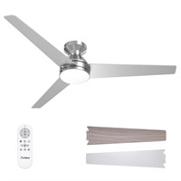 Amico Ceiling Fans with Lights, 52 inch Low Profi