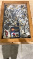 Display case of military pins