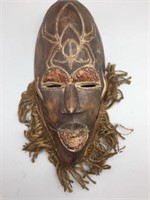 African carved wooden mask