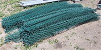 Plastic Coated Chain Link Fencing 94" tall x