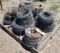 Pallet with Rolls Barbed Wire