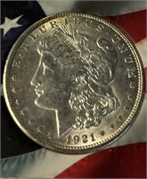 1921-P Morgan Silver Dollar MS63 Collectible COIN