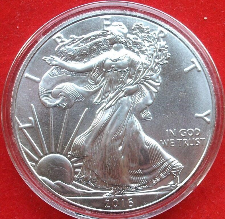 2016 Silver Eagle .999 Fine