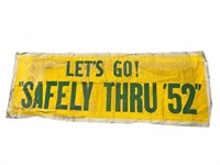 Original 1952 Workplace Banner, L.G. HARKINS & CO.