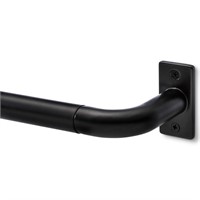 36"-66" French Curtain Rod Matte Black - Project 6