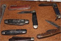 Lot of 7 Vintage Pocket Knifes