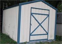 Metal Shed 12'L x 9.4'W (contents not included)