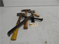 Hammers and crow bars