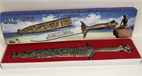 Decorative Mermaid Fantasy Dagger In Original Box