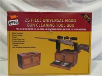OUTERS 25PC UNIVERSAL WOOD GUN CLEANING TOOLBOX