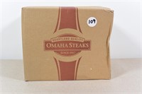 OMAHA STEAKS SET OF 4 BEER GLASSES *NEW*