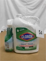 1.4 gal clorox cleaner and 32 oz spray bottle