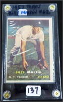 1957 Topps Billy Martin #62