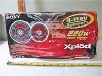 Sony 4 Way Car Speakers XS-R1641 New Old Stock