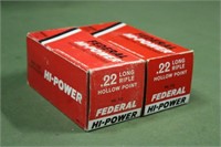 (1000)RDS Federal Hi Power .22LR Ammo