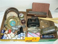 THIMBLES, MAGNIFYING PAPERWEIGHTS, VINTAGE