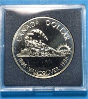 1986 Silver Dollar Canada