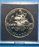 1987 Silver Dollar Canada