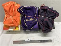 Crown Royal Bags Peach, Regular, BlackBerry w/ Box