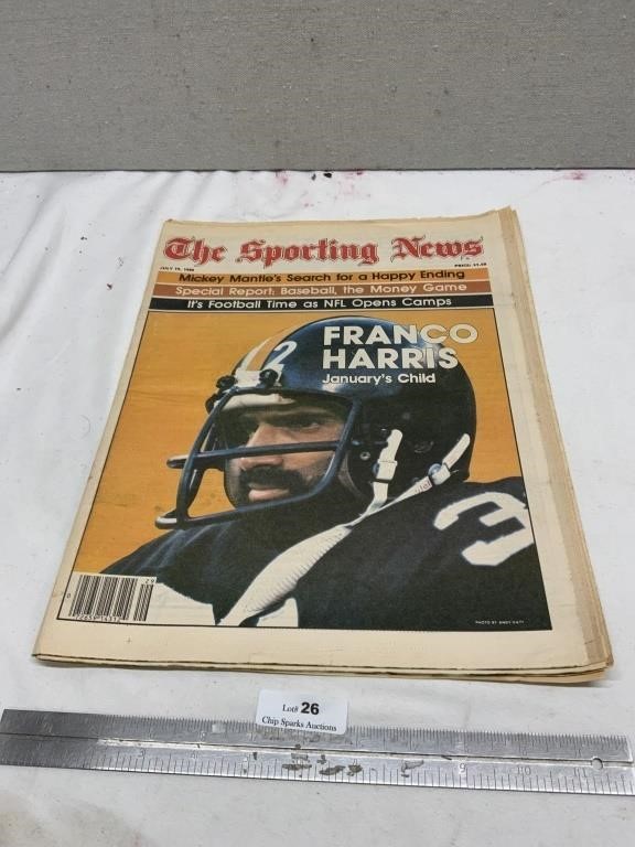 1980 Franco Harris Sporting News