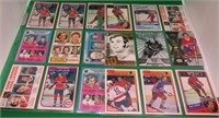 18x Guy Lafleur Montreal Canadiens Hockey Cards