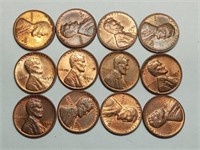 OF) AU/UNC wheat pennies