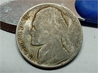 OF) 1942 P silver war nickel