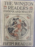 The Winston Readers Fifth Reader Antique Book