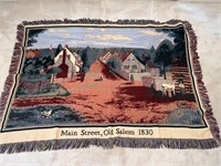 Bob Timberlake Cotton Throw Blanket   - Old Salem