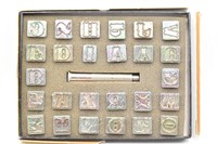 Midas Alphabet Set 3/4" Leather Stamps