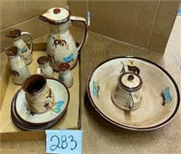 Nasco Western Dishes-Bowl, Coffee Pots, S&P, etc.