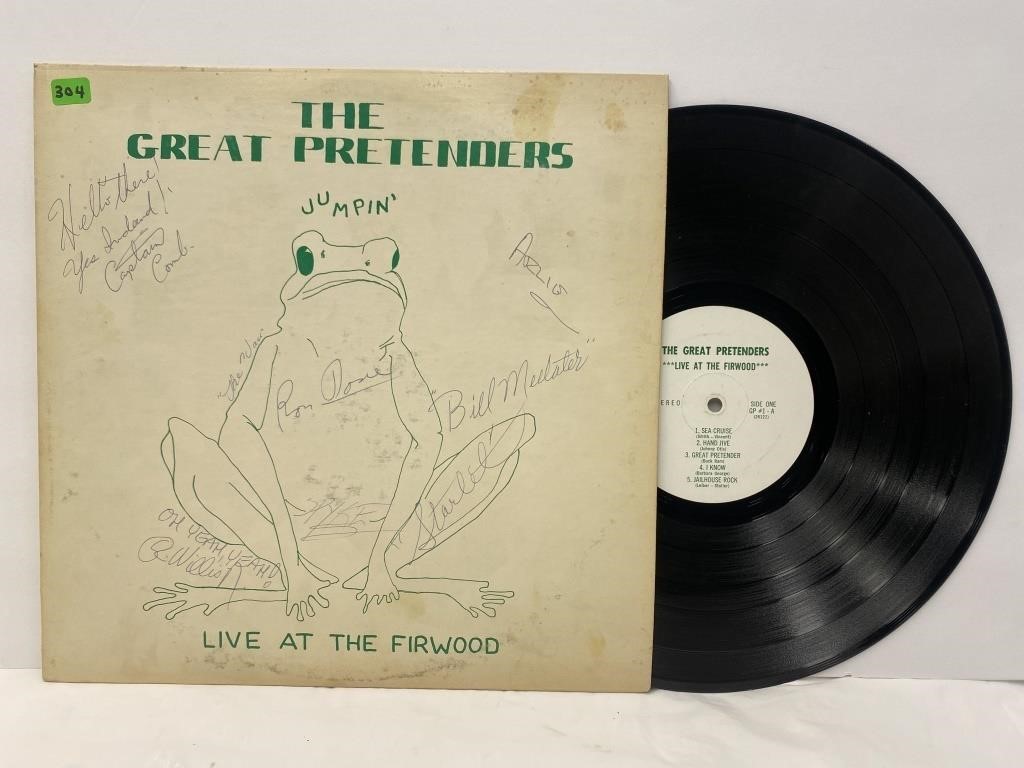 Vintage The Great Pretenders "Jumpin' Live at the