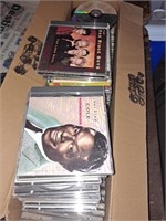 Box of assorted cds