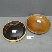 Vintage Pottery Pie Plates
